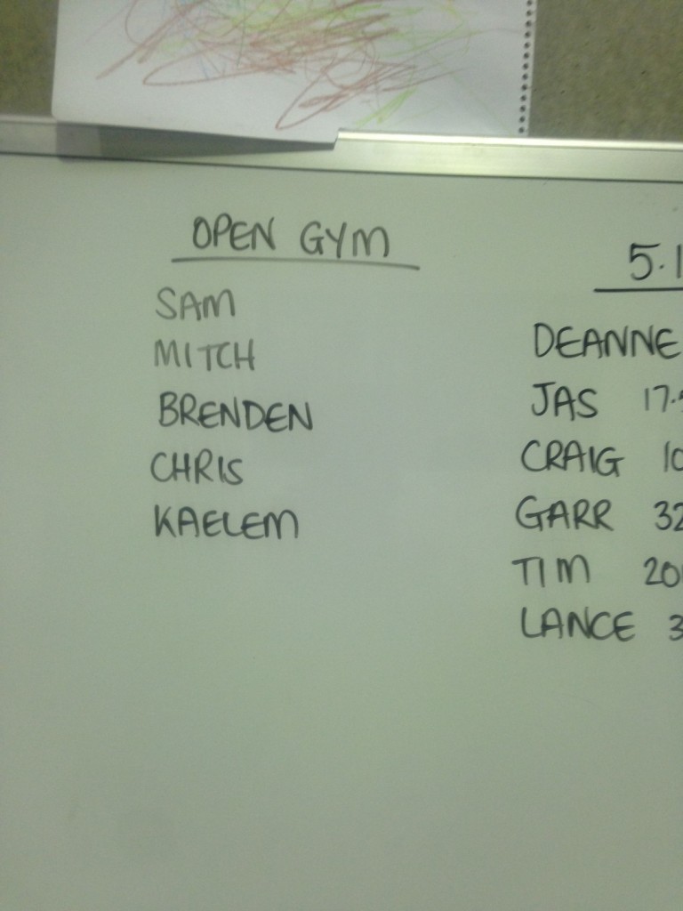 fri open gym